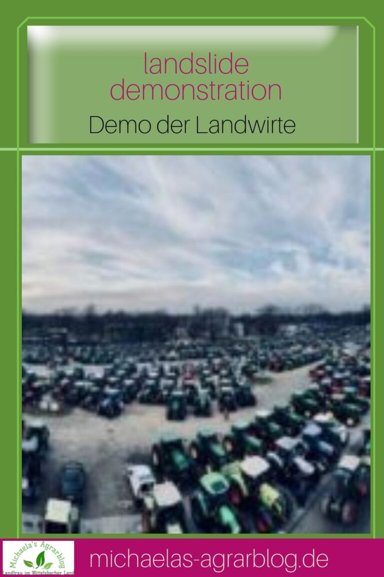 landslide demonstration in Deutschland ; Demo der Landwirte