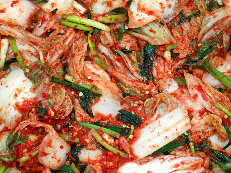 Gemüse-Rezept Kimchi Mangold